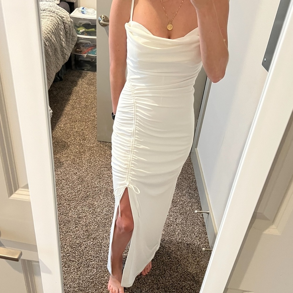 Zara Draped Midi Dress